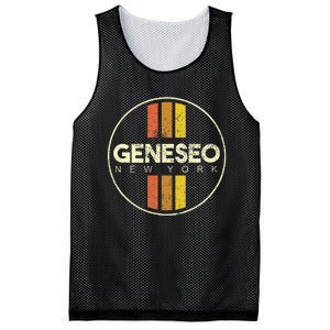 Retro Geneseo New York Mesh Reversible Basketball Jersey Tank