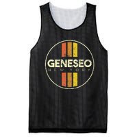 Retro Geneseo New York Mesh Reversible Basketball Jersey Tank