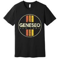 Retro Geneseo New York Premium T-Shirt