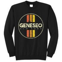 Retro Geneseo New York Tall Sweatshirt