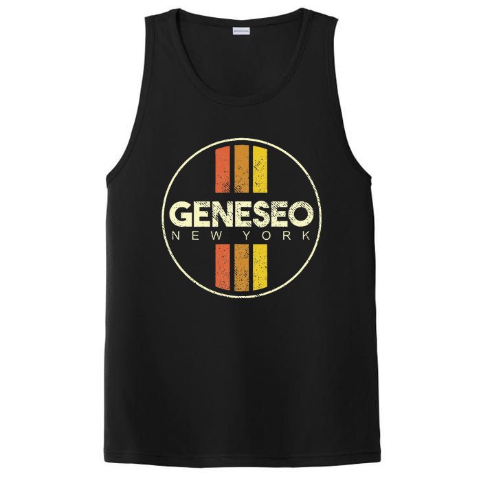 Retro Geneseo New York PosiCharge Competitor Tank