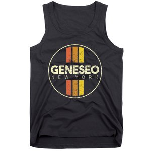 Retro Geneseo New York Tank Top