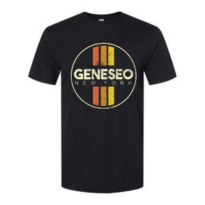 Retro Geneseo New York Softstyle CVC T-Shirt