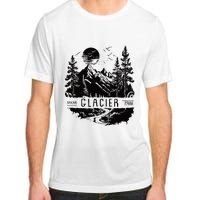 Retro Glacier National Park Us Vintage Glacier Adult ChromaSoft Performance T-Shirt