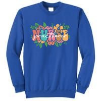 Retro Groovy Nurse Practitioner Flower Nursing Practitioner Gift Sweatshirt