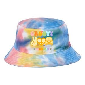 Retro Groovy Nonnie Grandma Family Matching Mothers Day Tie Dye Newport Bucket Hat