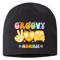 Retro Groovy Nonnie Grandma Family Matching Mothers Day Sustainable Beanie