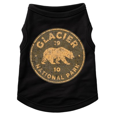 Retro Glacier National Park Montana Hiking Doggie Tank