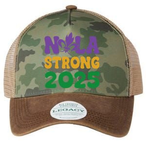 Retro Groovy New Orleans Nola Strong 2025 For Legacy Tie Dye Trucker Hat