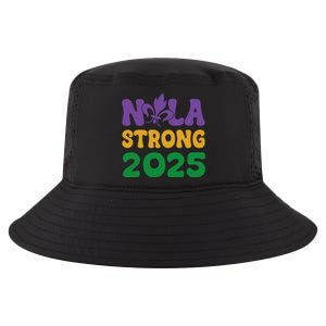 Retro Groovy New Orleans Nola Strong 2025 For Cool Comfort Performance Bucket Hat