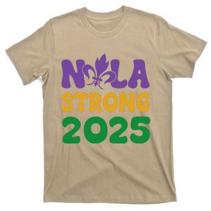 Retro Groovy New Orleans Nola Strong 2025 For T-Shirt