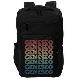 Retro Geneseo New York Gift Impact Tech Backpack