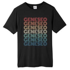 Retro Geneseo New York Gift Tall Fusion ChromaSoft Performance T-Shirt