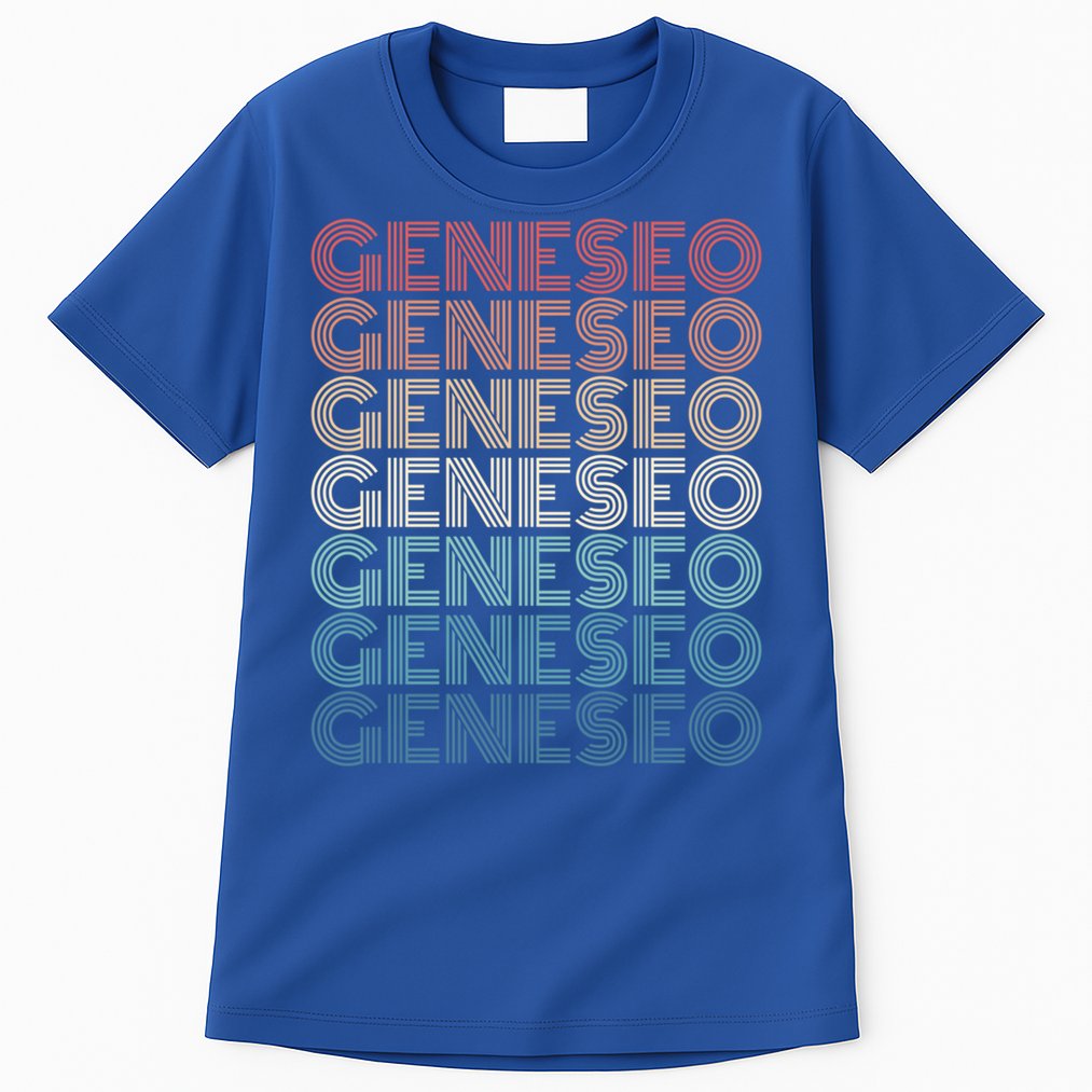 Retro Geneseo New York Gift Tall T-Shirt
