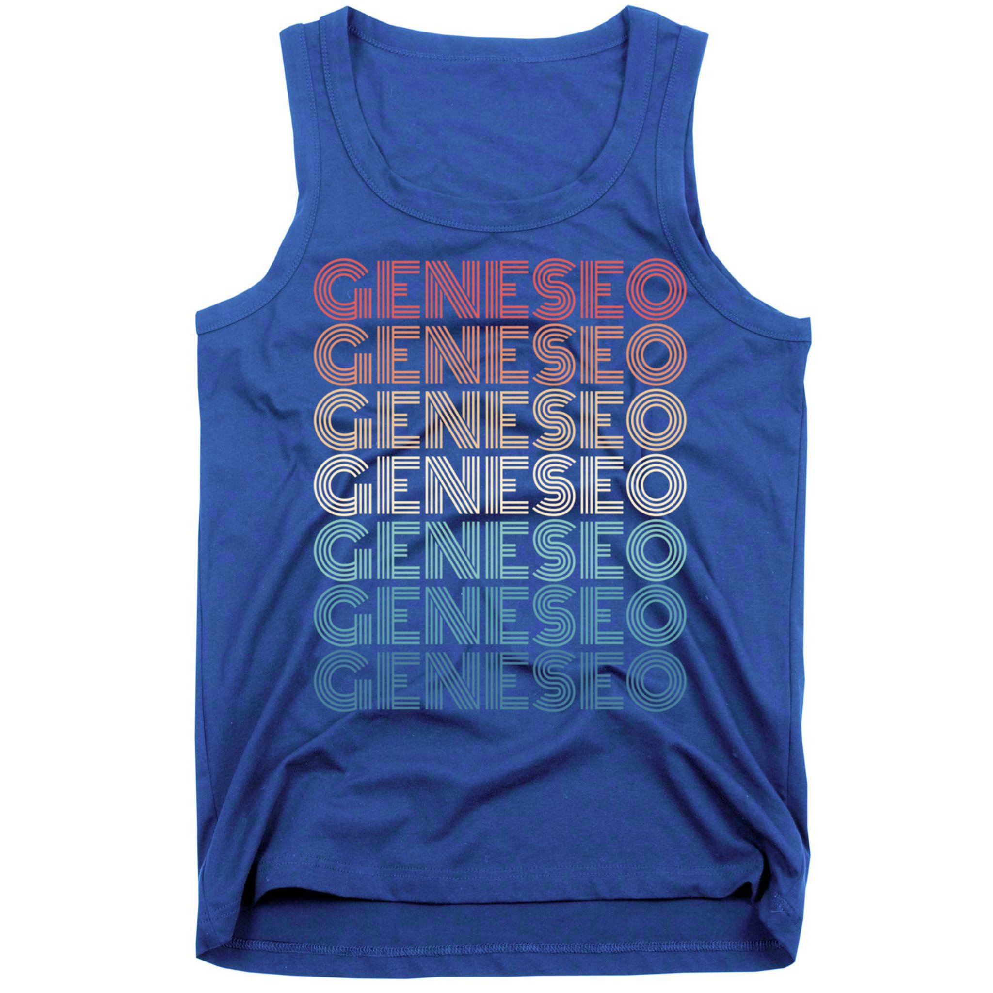 Retro Geneseo New York Gift Tank Top