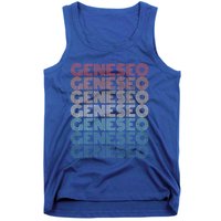 Retro Geneseo New York Gift Tank Top