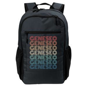 Retro Geneseo New York Gift Daily Commute Backpack