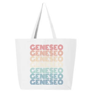 Retro Geneseo New York Gift 25L Jumbo Tote