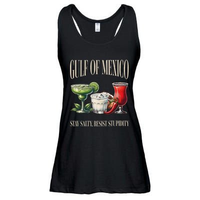 Retro Gulf Of Mexico Social Club Progressive Liberal Ladies Essential Flowy Tank
