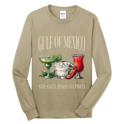 Retro Gulf Of Mexico Social Club Progressive Liberal Tall Long Sleeve T-Shirt