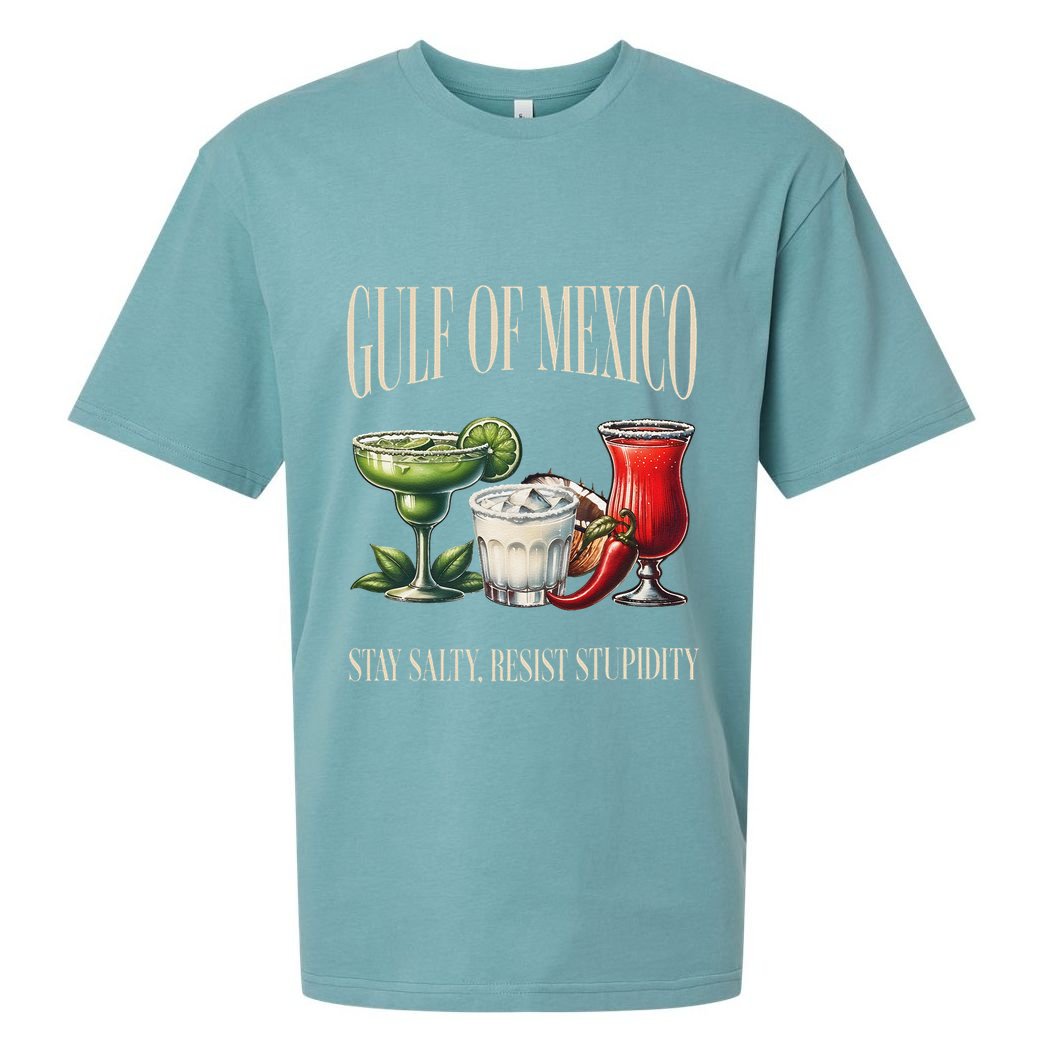 Retro Gulf Of Mexico Social Club Progressive Liberal Sueded Cloud Jersey T-Shirt