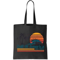 Retro Gulf Of Usa America Est 2025 American Flag Bag