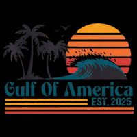 Retro Gulf Of Usa America Est 2025 American Flag Bag