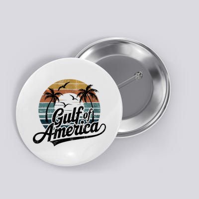 Retro Gulf Of USA America 2025 American Flag Gulf Mexico Button