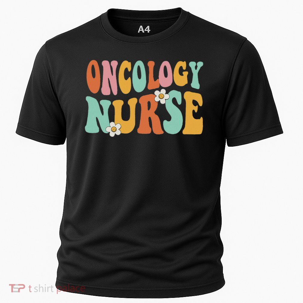Retro Groovy Oncology Nurse Ocn Nursing Oncologist Performance Shirt