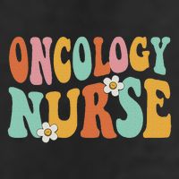 Retro Groovy Oncology Nurse Ocn Nursing Oncologist Adult Drive Performance Visor