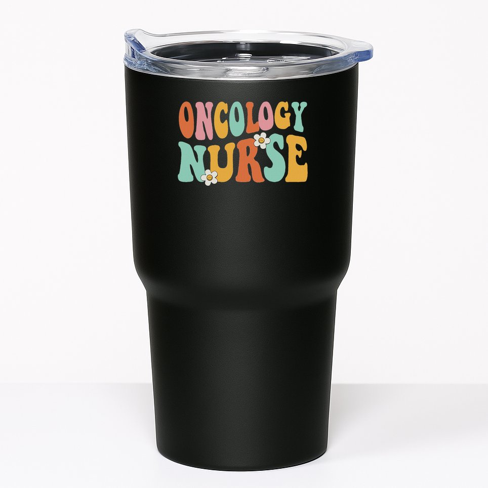 Retro Groovy Oncology Nurse Ocn Nursing Oncologist Tumbler