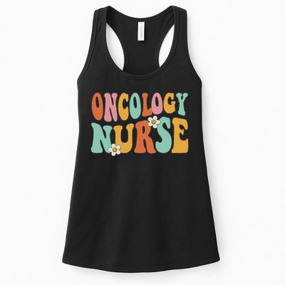 Retro Groovy Oncology Nurse Ocn Nursing Oncologist Womens Tank Top