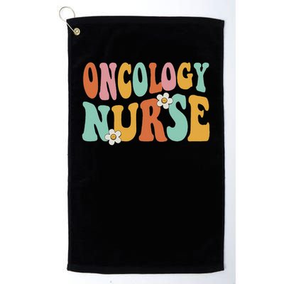 Retro Groovy Oncology Nurse Ocn Nursing Oncologist Golf Towel