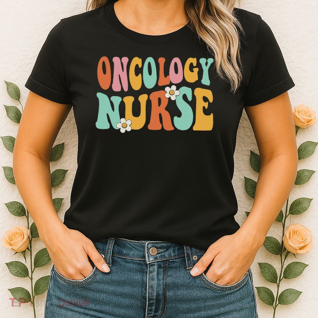 Retro Groovy Oncology Nurse Ocn Nursing Oncologist Womens T-Shirt