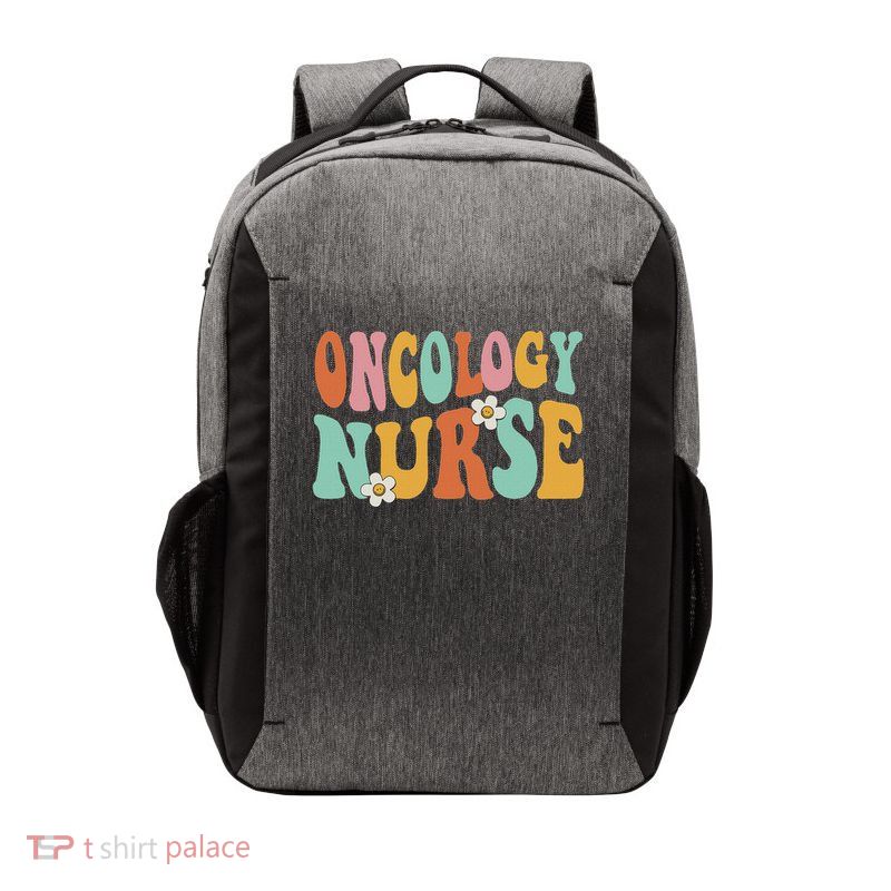 Retro Groovy Oncology Nurse Ocn Nursing Oncologist Vector Backpack