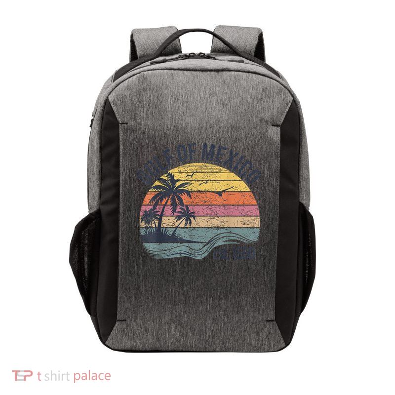 Retro Gulf Of Mexico Est 1550 Retro Style Vector Backpack