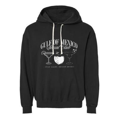 Retro Gulf Of Mexico Social Club Progressive Liberal Garment-Dyed Fleece Hoodie