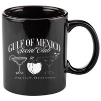 Retro Gulf Of Mexico Social Club Progressive Liberal 11oz C Handle Ceramic Mug