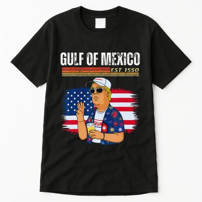 Retro Gulf Of Mexico Historic Gulf Of Mexico Map Tall T-Shirt