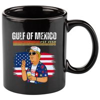 Retro Gulf Of Mexico Historic Gulf Of Mexico Map 11oz C Handle Ceramic Mug