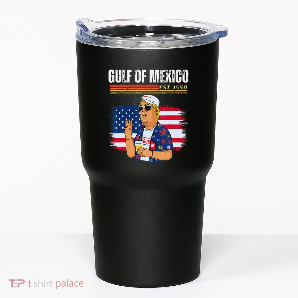 Retro Gulf Of Mexico Historic Gulf Of Mexico Map Tumbler