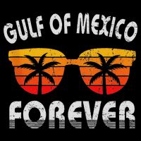 Retro Gulf Of Mexico Forever City Backpack