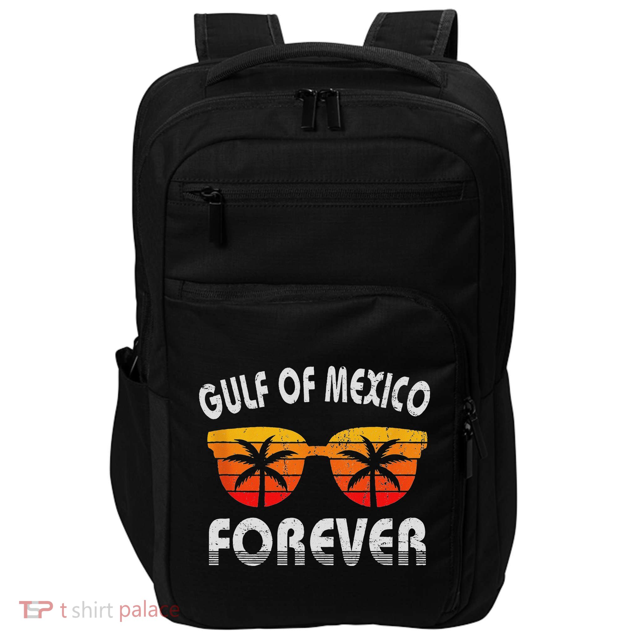 Retro Gulf Of Mexico Forever Impact Tech Backpack