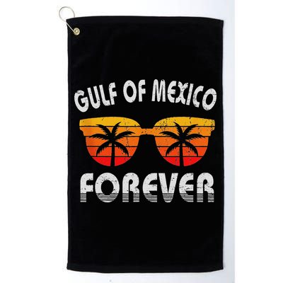 Retro Gulf Of Mexico Forever Golf Towel