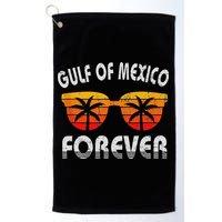 Retro Gulf Of Mexico Forever Golf Towel