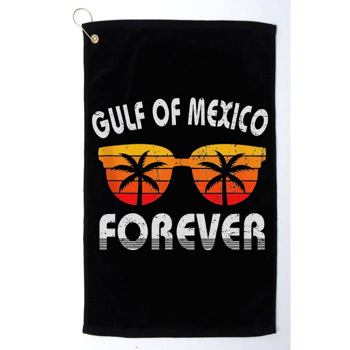 Retro Gulf Of Mexico Forever Golf Towel