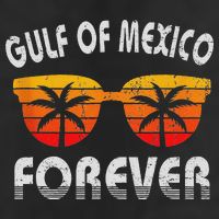 Retro Gulf Of Mexico Forever Golf Towel