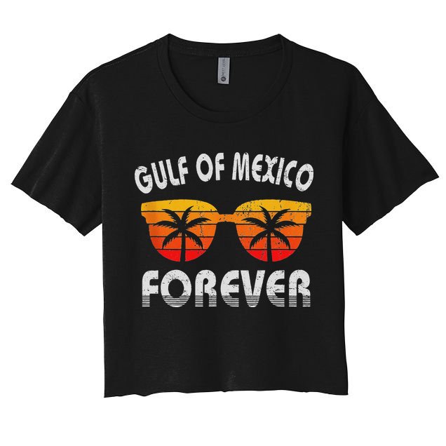 Retro Gulf Of Mexico Forever Crop Top