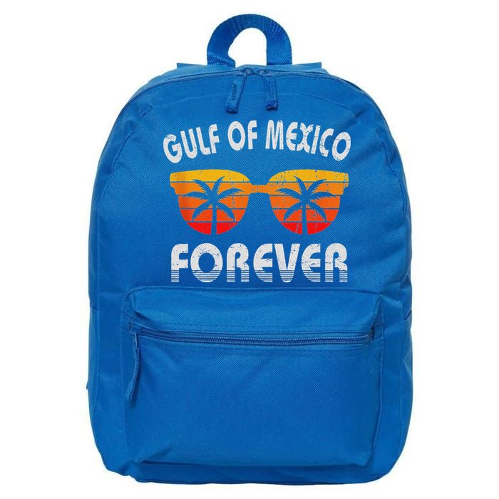 Retro Gulf Of Mexico Forever 16 in Basic Backpack