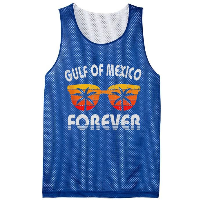 Retro Gulf Of Mexico Forever Mesh Reversible Basketball Jersey Tank